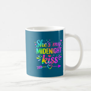 She's My Midnight Kiss Happy New Year Couple Love  Coffee Mug