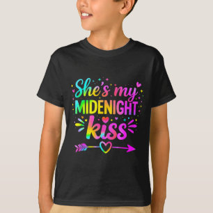 She's My Midnight Kiss Happy New Year Couple Love T-Shirt