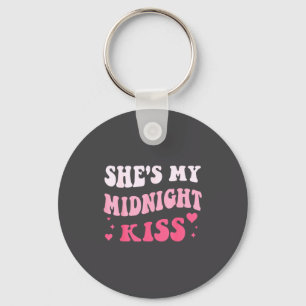 She's My Midnight Kiss Saying Romantic Couple New  Key Ring
