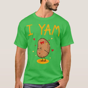 She's My Sweet Potato I Yam Thanksgiving Couple Ma T-Shirt
