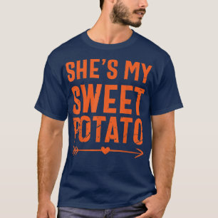 She's My Sweet Potato I YAM Thanksgiving Couples M T-Shirt