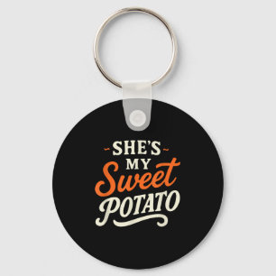 Shes My Sweet Potato I Yam Thanksgiving Couples Ma Key Ring