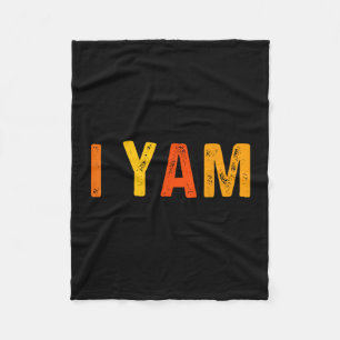She's My Sweet Potato I Yam Thanksgiving Matching Fleece Blanket