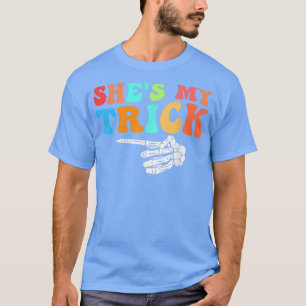She's My Trick He's My Treat Cute Matching Couples T-Shirt