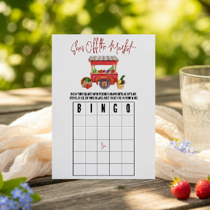 She's Off the Market Bridal Shower BINGO Game Invitation