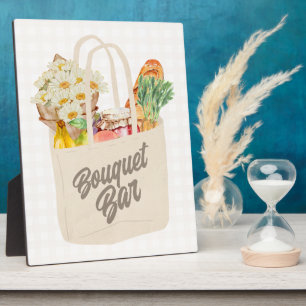 She's Off the Market Bridal Shower Bouquet Bar Plaque