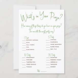 She's Off the Market Bridal Shower Game Invitation