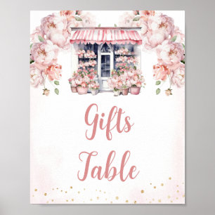 She's Off The Market Bridal Shower Gifts Table Poster