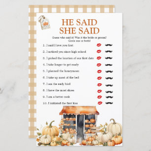 Shes Off the Market Bridal Shower He Said She Said