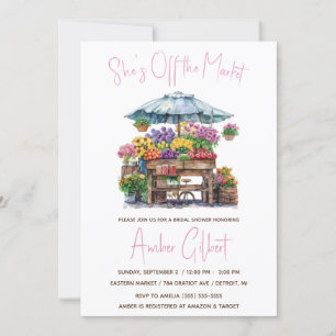 She's Off the Market Bridal Shower Invitation