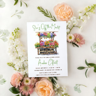 She's Off the Market Bridal Shower Invitation