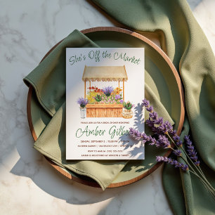 She's Off the Market Bridal Shower Invitation