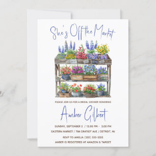 She's Off the Market Bridal Shower Invitation