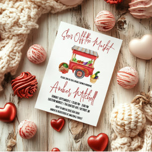 She's Off the Market Vegetable Stand Bridal Shower Invitation