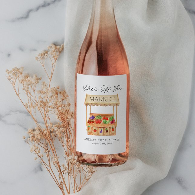 She's Off the Market Wine Label (Creator Uploaded)