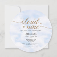 She's on Cloud 9 Dreamy Bridal Shower Clouds