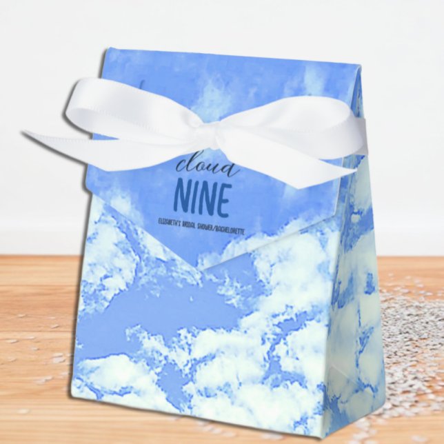 She's On Cloud Nine! Bridal Shower/Bachelorette Favour Box (Creator Uploaded)