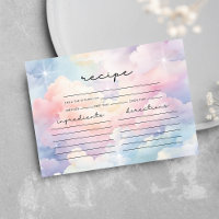 She's On Cloud Nine Recipe Bridal Shower
