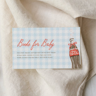 She's Ready To Pop Baby Shower Book Request Card