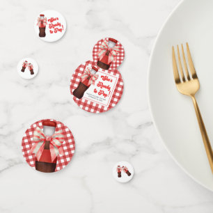 She's Ready to Pop Baby Shower  Confetti