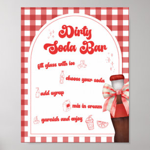 She's Ready to Pop Baby Shower Dirty Soda Bar Sign