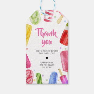 She's Ready to Pop Baby Shower Favour Tags