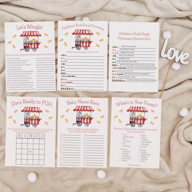 She's Ready to POP!  Baby Shower Game  Invitation (Creator Uploaded)