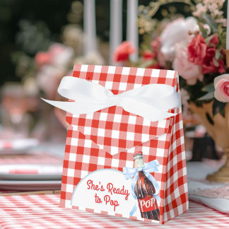 She's Ready to Pop Baby Shower Gift Favour Box