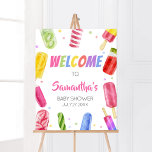 She's Ready to Pop Baby Shower Welcome Poster<br><div class="desc">Make your event special with this Girl Baby Shower with our cute and lovely printable Welcome Sign featuring adorable Popsicle Shower theme. Download,  personalise,  and create lasting memories with this perfect touch for your joyous celebration!

BS783</div>