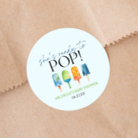 She's Ready To Pop! Popsicle Baby Shower
