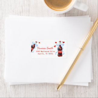 She's Ready to Pop Return Address Label