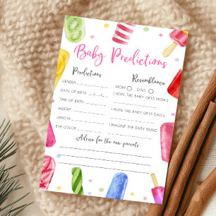 She's Ready to Pop Shower Advice and Wishes Game
