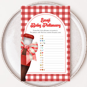 She's Ready to Pop Shower Emoji Pictionary Game