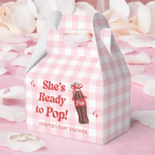 She's Ready to Pop Soda Baby Shower Favour Box
