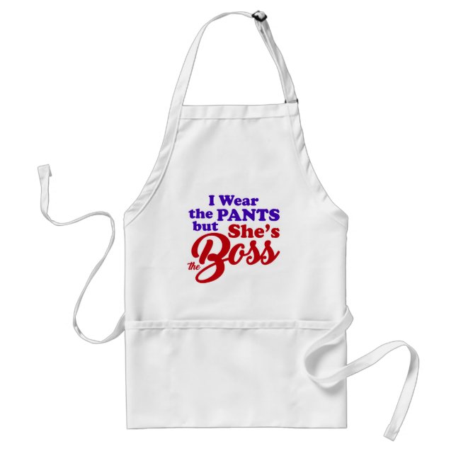 She's the BOSS-3 Standard Apron (Front)