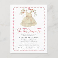 She's the Cherry On Top Baby Shower Invitation 