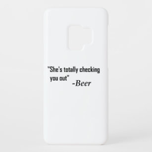 "She's Totally Checking You Out" - Beer Case-Mate Samsung Galaxy S9 Case