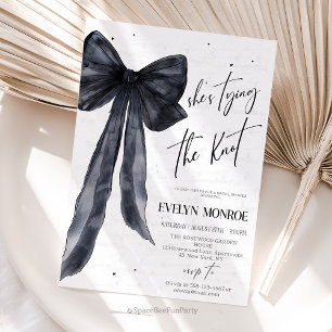 She's tying the knot Bridal shower  Invitation