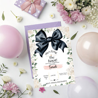 She's Tying the Knot Bridal Shower Invitation