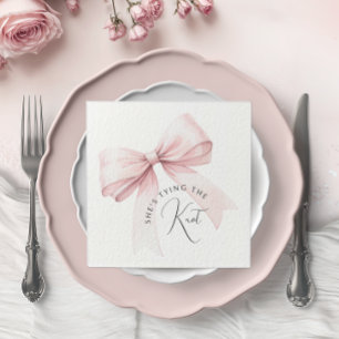 She's Tying the Knot Bridal Shower Napkin