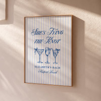 She's Tying The Knot Coastal Elegant Hand Drawn