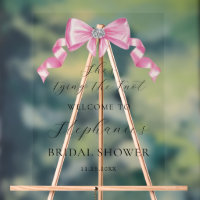 She's Tying The Knot Pink Bow Bridal Shower