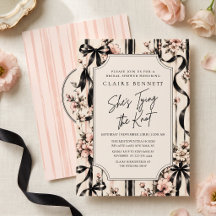 She's Tying the Knot Vintage Bow Bridal Shower
