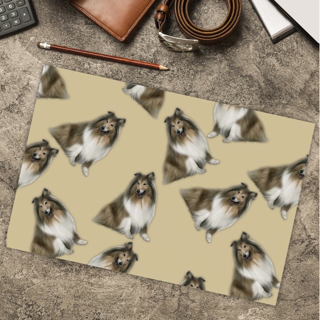 Shetland Collie Canine Companions  Tissue Paper (Creator Uploaded)