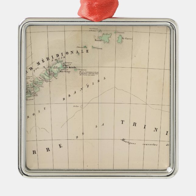 Shetland Islands 43 Metal Tree Decoration (Front)