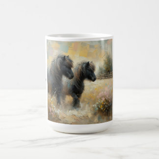 "Shetland Pony" (No 1 of a set) Coffee Mug