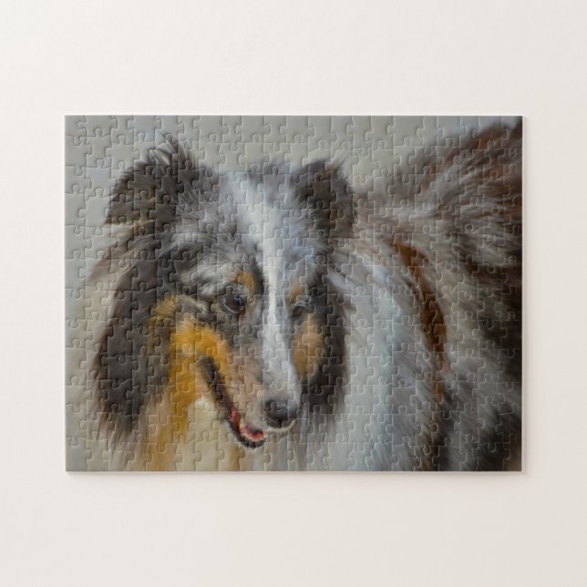 Shetland Sheep Dog Jigsaw. Jigsaw Puzzle (Horizontal)