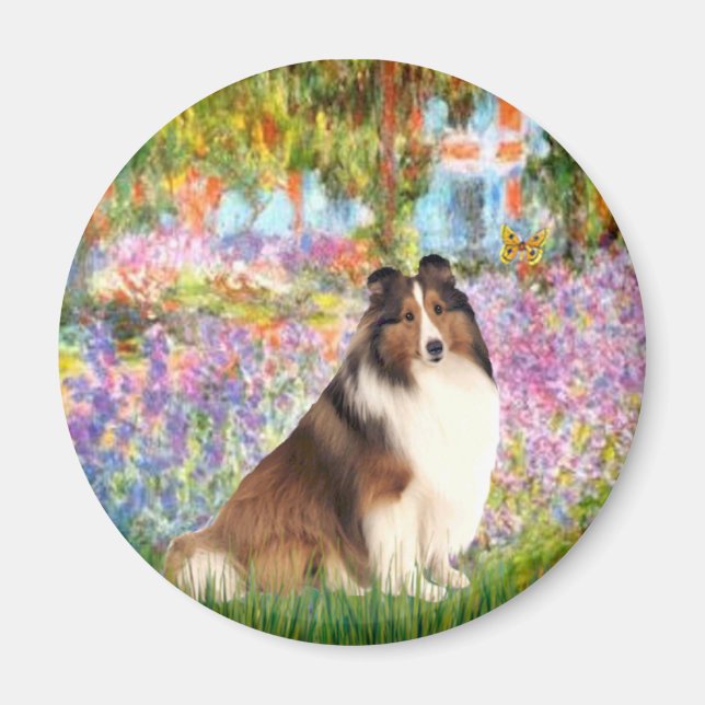 Shetland Sheepdog 7 - Garden Magnet (Front)
