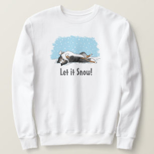 Shetland Sheepdog Blue Merle Sheltie Dog Holiday Sweatshirt