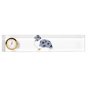 shetland sheepdog blue merle white and tan silo.pn nameplate